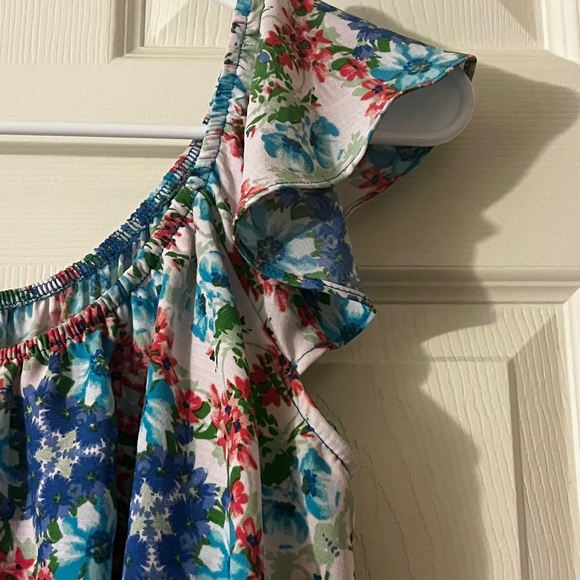 Everly Multicolor Floral Ruffle Dress - Picture 7 of 9